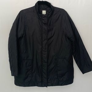 J. Jill Nylon Lightweight Puffer Jacket with Quilted Interior Size Medium